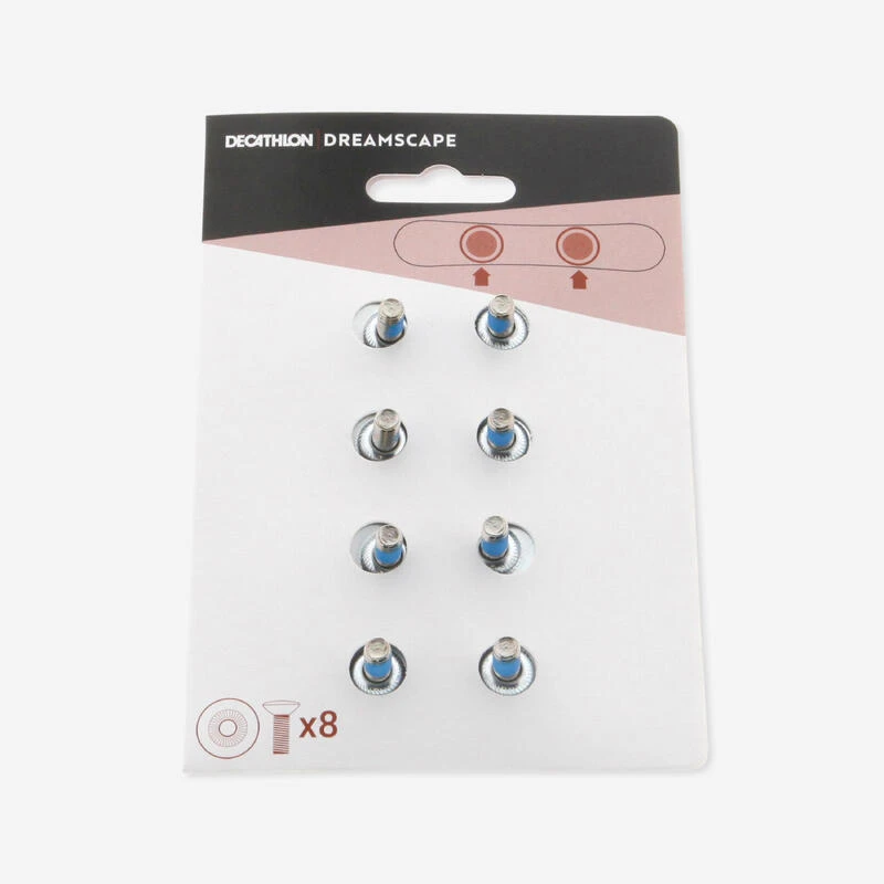 8 Vis (16 Mm) Et 8 Rondelles Pour Fixations De Snowboard 1 8 Vis (16 Mm) Et 8 Rondelles Pour Fixations De Snowboard