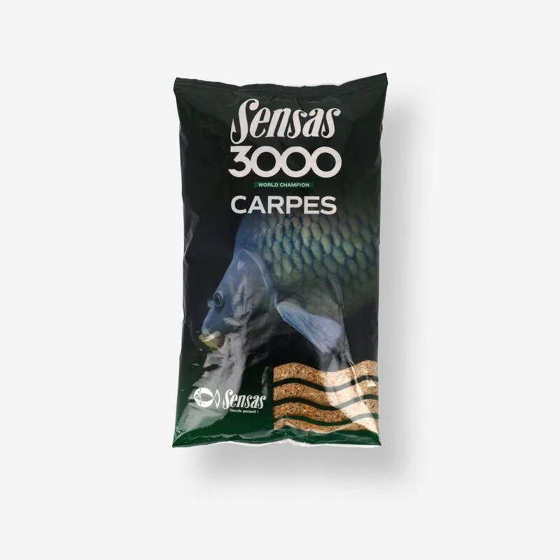 SENSAS Amorce Pêche 3000 CARPE 1 KG 1 SENSAS Amorce Pêche 3000 CARPE 1 KG