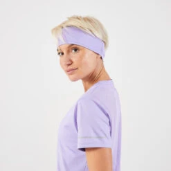 Bandeau Running Homme Femme - KIPRUN Lavande -Équipement Sportif bandeau running homme femme kiprun lavande 2