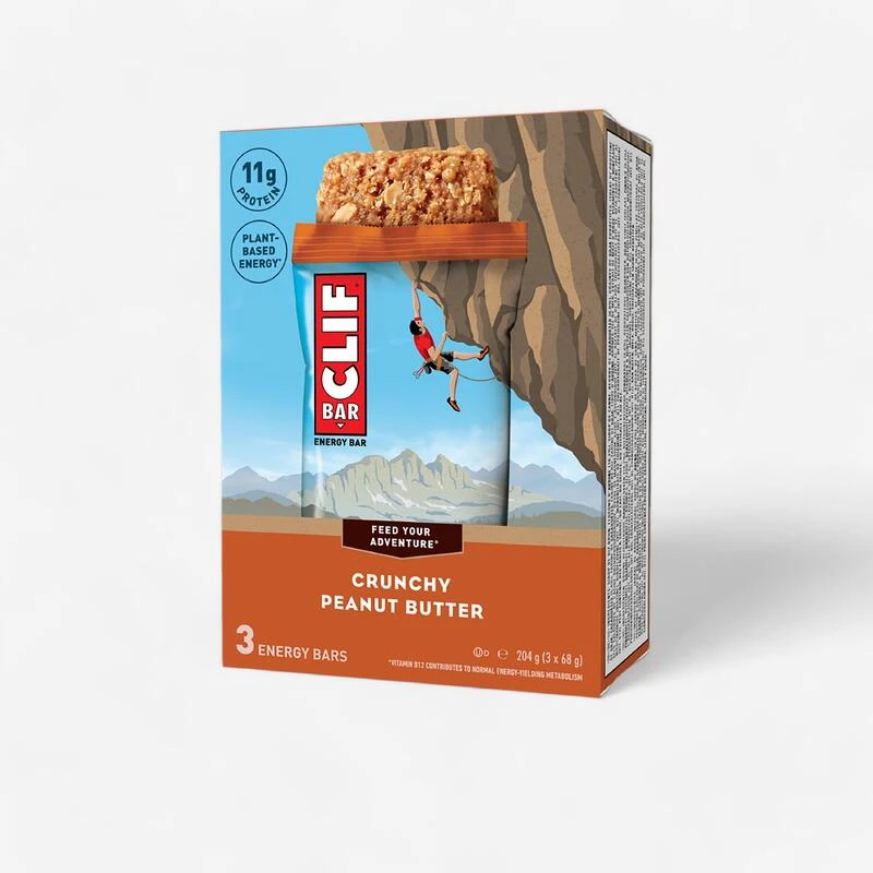 Barre Énergétique CLIF BAR Crunchy Peanut Butter 3 X (68 G) 1 Barre Énergétique CLIF BAR Crunchy Peanut Butter 3 X (68 G)