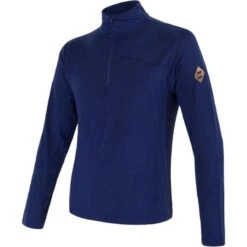 Baselayer Merino Extreme Outdoor Men's Long Sleeve Half Zip Blue Medium -Équipement Sportif baselayer merino extreme outdoor mens long sleeve half zip blue medium 2