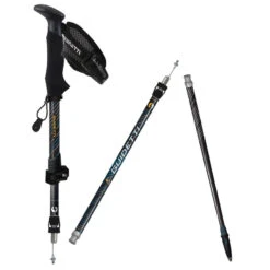 Bâtons Grande Randonnée Pliables - FLASHLOCK EMERAUDE 38-125cm -Équipement Sportif batons grande randonnee pliables flashlock emeraude 38 125cm 2