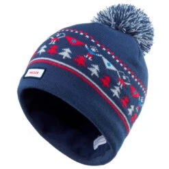 WEDZE BONNET DE SKI ENFANT - JACQUARD - BLEU MARINE -Équipement Sportif bonnet de ski enfant jacquard bleu marine 3