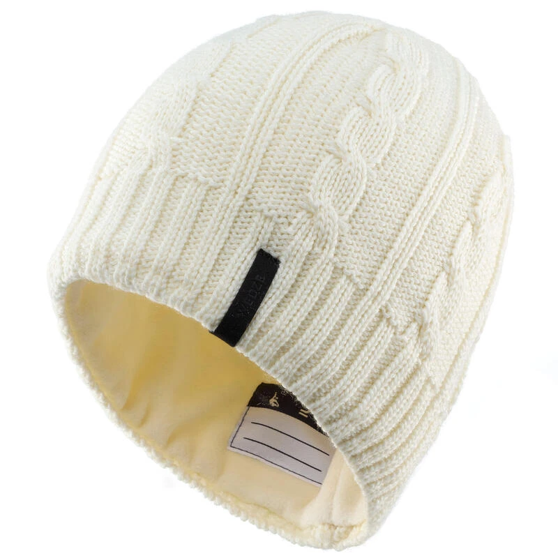 WEDZE BONNET DE SKI ENFANT TORSADES ECRU 3 WEDZE BONNET DE SKI ENFANT TORSADES ECRU – Image 3