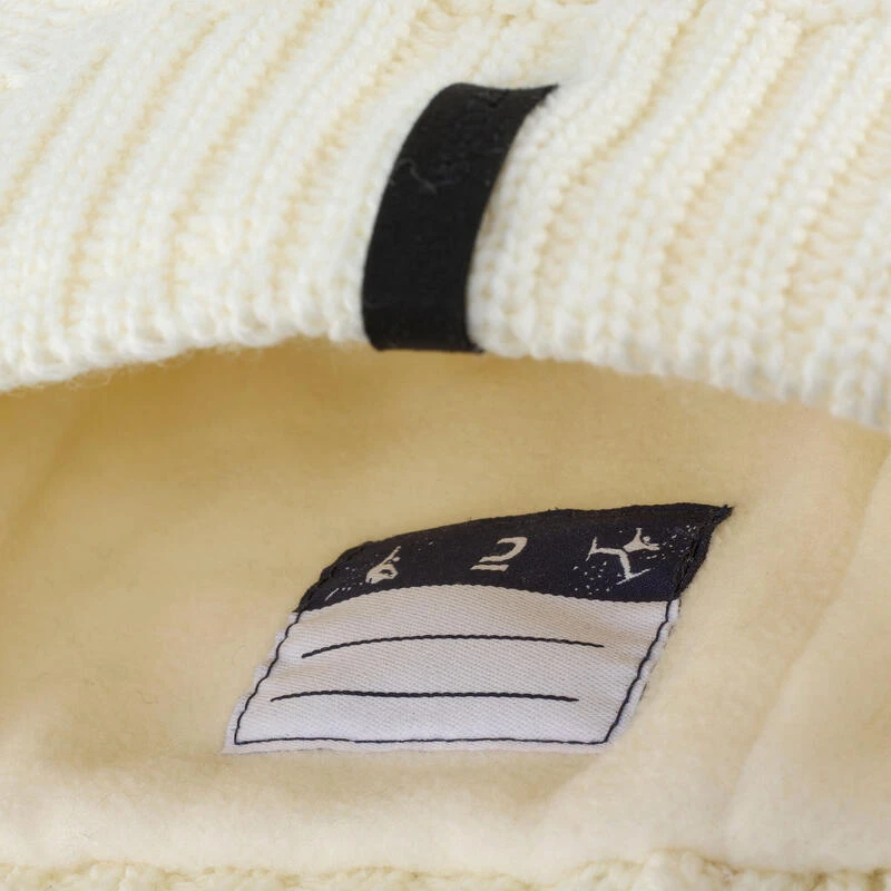 WEDZE BONNET DE SKI ENFANT TORSADES ECRU 7 WEDZE BONNET DE SKI ENFANT TORSADES ECRU – Image 7