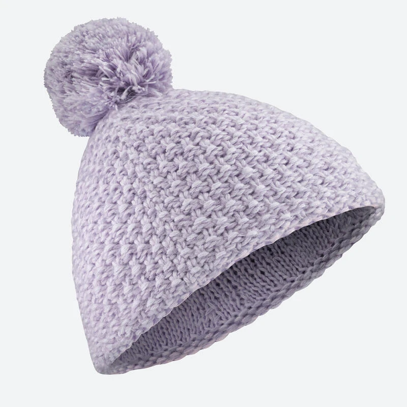 WEDZE BONNET DE SKI MADE IN FRANCE ENFANT - TIMELESS - Violet 2 WEDZE BONNET DE SKI MADE IN FRANCE ENFANT - TIMELESS - Violet – Image 2