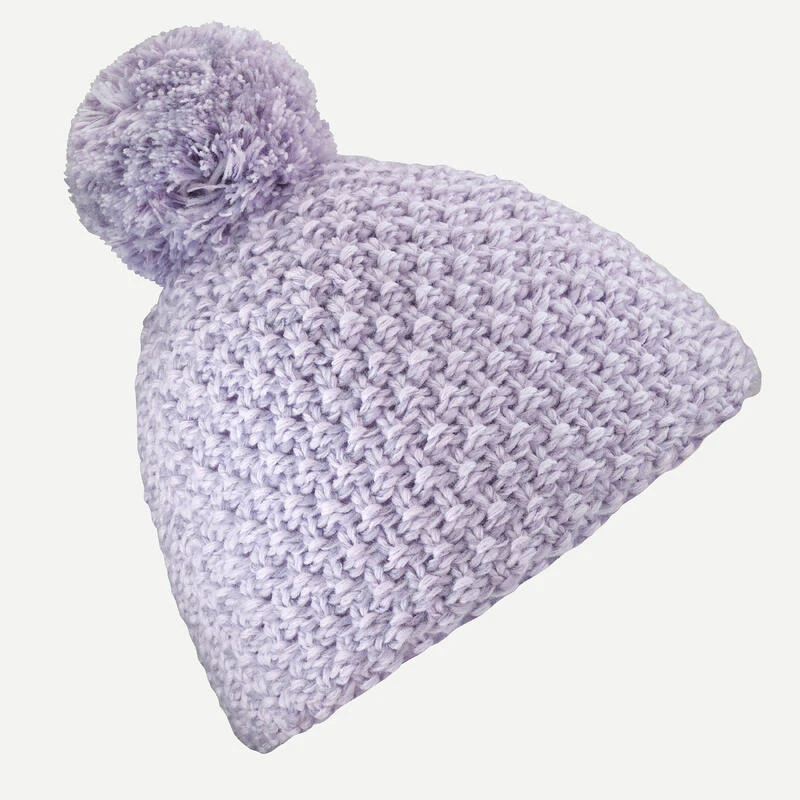 WEDZE BONNET DE SKI MADE IN FRANCE ENFANT - TIMELESS - Violet 4 WEDZE BONNET DE SKI MADE IN FRANCE ENFANT - TIMELESS - Violet – Image 4