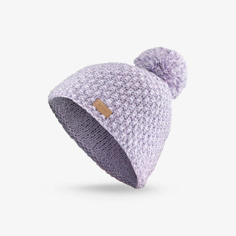 WEDZE BONNET DE SKI MADE IN FRANCE ENFANT - TIMELESS - Violet 1 WEDZE BONNET DE SKI MADE IN FRANCE ENFANT - TIMELESS - Violet