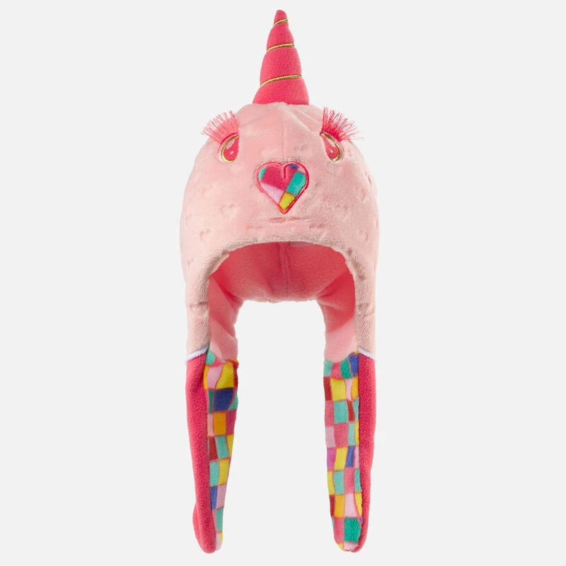 WEDZE BONNET ENFANT - PERUVIEN LICORNE - ROSE 2 WEDZE BONNET ENFANT - PERUVIEN LICORNE - ROSE – Image 2