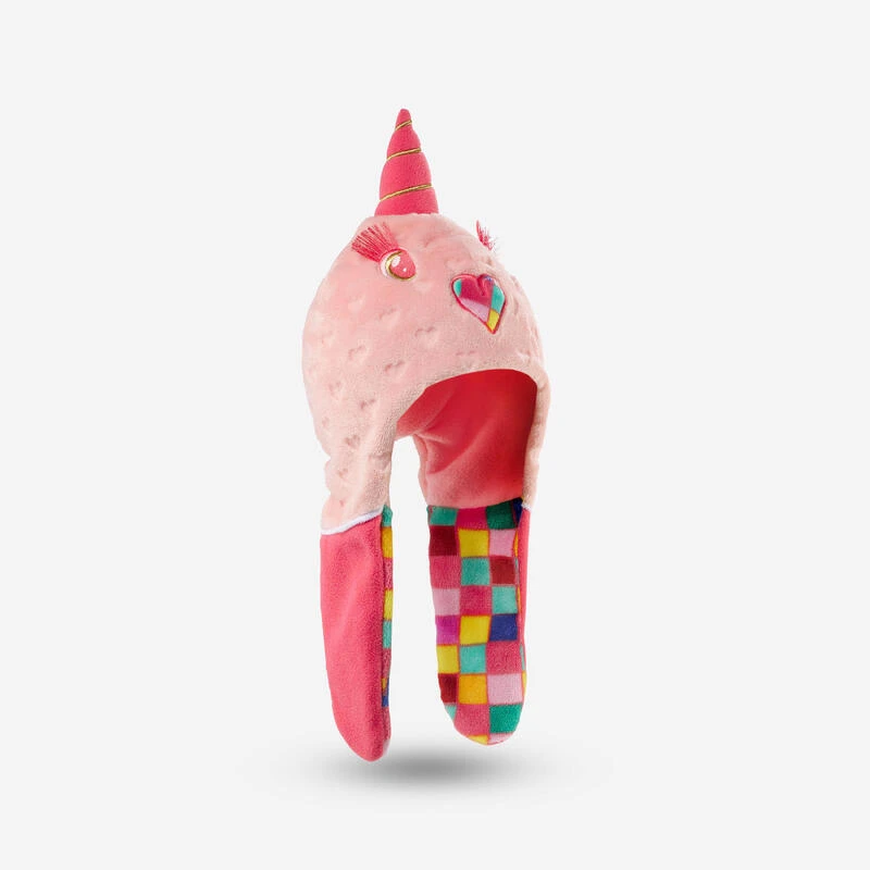 WEDZE BONNET ENFANT - PERUVIEN LICORNE - ROSE 1 WEDZE BONNET ENFANT - PERUVIEN LICORNE - ROSE