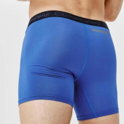 Kalenji Boxer Respirant En Microfibre Homme - Bleu 8 Kalenji Boxer Respirant En Microfibre Homme - Bleu -Équipement Sportif boxer respirant en microfibre homme bleu 3