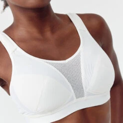Kalenji Brassière Bretelles Croisables Maintien Fort Femme - Blanc -Équipement Sportif brassiere bretelles croisables maintien fort femme blanc 2