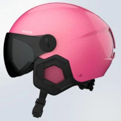WEDZE CASQUE DE SKI À VISIÈRE ENFANT H-KID 550 ROSE PAILETTES -Équipement Sportif casque de ski a visiere enfant h kid 550 rose pailettes 4