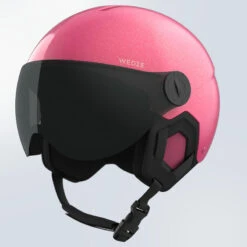 WEDZE CASQUE DE SKI À VISIÈRE ENFANT H-KID 550 ROSE PAILETTES -Équipement Sportif casque de ski a visiere enfant h kid 550 rose pailettes 5
