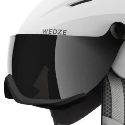 WEDZE CASQUE VISIÈRE DE SKI ADULTE - H350 - BLANC 19 WEDZE CASQUE VISIÈRE DE SKI ADULTE - H350 - BLANC -Équipement Sportif casque visiere de ski adulte h350 blanc 9
