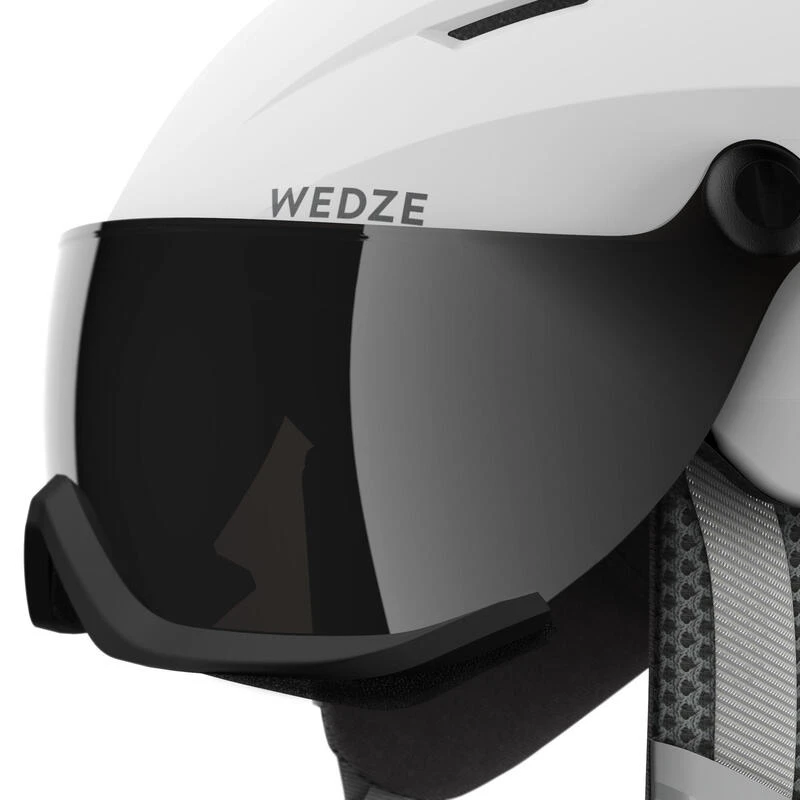 WEDZE CASQUE VISIÈRE DE SKI ADULTE - H350 - BLANC 10 WEDZE CASQUE VISIÈRE DE SKI ADULTE - H350 - BLANC – Image 10