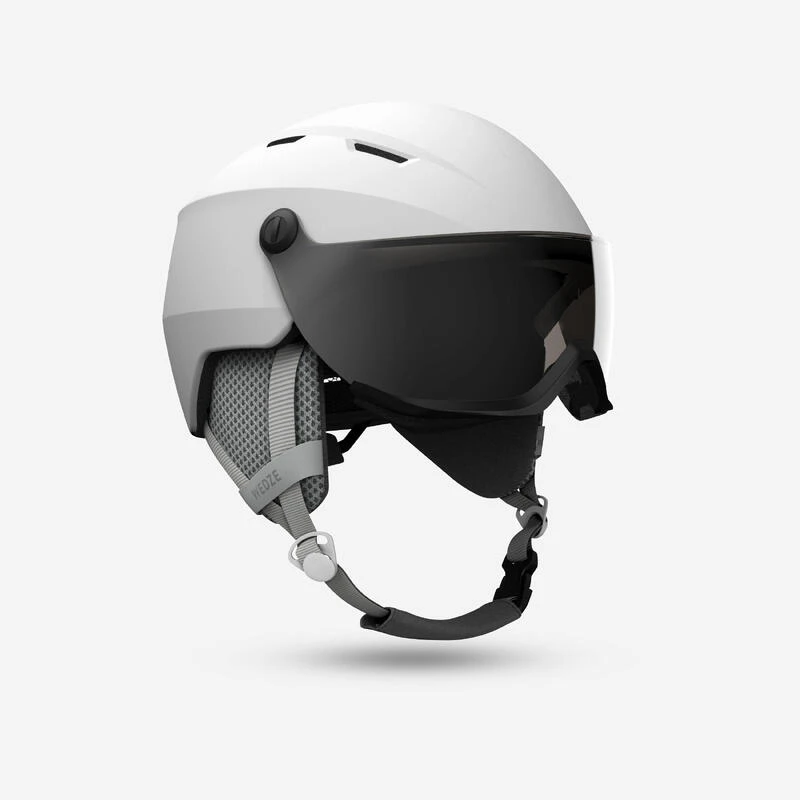WEDZE CASQUE VISIÈRE DE SKI ADULTE - H350 - BLANC 1 WEDZE CASQUE VISIÈRE DE SKI ADULTE - H350 - BLANC