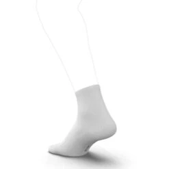 CHAUSSETTES DE RUNNING RUN500 MI-HAUTEURS X2 BLANCHES 5 CHAUSSETTES DE RUNNING RUN500 MI-HAUTEURS X2 BLANCHES -Équipement Sportif chaussettes de running run500 mi hauteurs x2 blanches 2