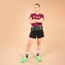 CHAUSSETTES DE RUNNING RUN900 EPAISSES MI-MOLLET RUN WILD BLANCHE NOIRE -Équipement Sportif chaussettes de running run900 epaisses mi mollet run wild blanche noire 9