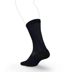 CHAUSSETTES DE RUNNING RUN900 MI-MOLLET LAINE MERINOS MARINE -Équipement Sportif chaussettes de running run900 mi mollet laine merinos marine 2