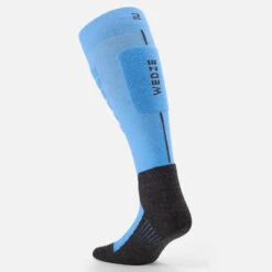 WEDZE CHAUSSETTES DE SKI - 100 - BLEU -Équipement Sportif chaussettes de ski 100 bleu 2
