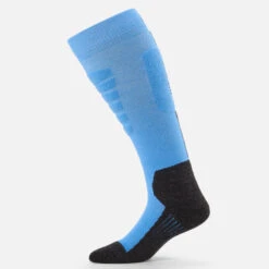 WEDZE CHAUSSETTES DE SKI - 100 - BLEU -Équipement Sportif chaussettes de ski 100 bleu 3