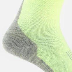 WEDZE CHAUSSETTES DE SKI ADULTE - 100 - JAUNE -Équipement Sportif chaussettes de ski adulte 100 jaune 3