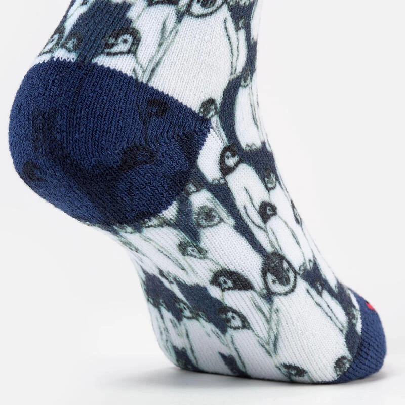 WEDZE CHAUSSETTES DE SKI ET SNOWBOARD ENFANT 100 - PINGUINS 5 WEDZE CHAUSSETTES DE SKI ET SNOWBOARD ENFANT 100 - PINGUINS – Image 5