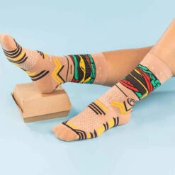 BV Sport Chaussettes TRAIL ULTRA NUTRISOCKS Burger - Collector -Équipement Sportif chaussettes trail ultra nutrisocks burger collector 3