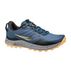 CHAUSSURE DE TRAIL RUNNING FEMME SAUCONY PEREGRINE 12 OCEAN OR -Équipement Sportif chaussure de trail running femme saucony peregrine 12 ocean or 2