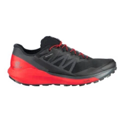 CHAUSSURE DE TRAIL RUNNING SALOMON SENSE RIDE 4 NOIR ROUGE -Équipement Sportif chaussure de trail running salomon sense ride 4 noir rouge 2