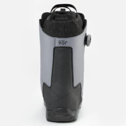 Chaussures De Snowboard Double Molette, Flex Rigide - Allroad 900 Grise -Équipement Sportif chaussures de snowboard double molette flex rigide allroad 900 grise 3