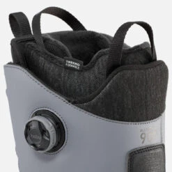 Chaussures De Snowboard Double Molette, Flex Rigide - Allroad 900 Grise -Équipement Sportif chaussures de snowboard double molette flex rigide allroad 900 grise 6