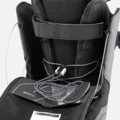 Chaussures De Snowboard Double Molette, Flex Rigide - Allroad 900 Grise -Équipement Sportif chaussures de snowboard double molette flex rigide allroad 900 grise 9