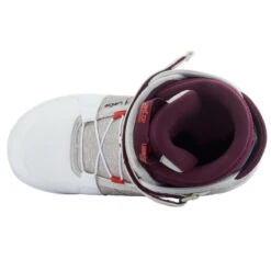 Chaussures De Snowboard Femme Débutante, Maoke 300, Grises -Équipement Sportif chaussures de snowboard femme debutante maoke 300 grises 6