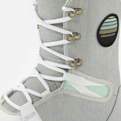 Chaussures De Snowboard Femme Débutante SNB 100 - Grises -Équipement Sportif chaussures de snowboard femme debutante snb 100 grises 6