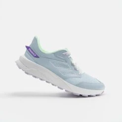 CHAUSSURES TRAIL RUNNING POUR FEMME EASYTRAIL BLEU VERT