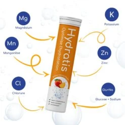 COFFRET 3x TUBES De CITRON FLEURS DE SUREAU, Boisson Hydratation -Équipement Sportif coffret 3x tubes de citron fleurs de sureau boisson hydratation 3