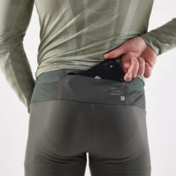 COLLANT RUNNING HOMME CHAUD - KIPRUN WARM KHAKI -Équipement Sportif collant running homme chaud kiprun warm khaki 4