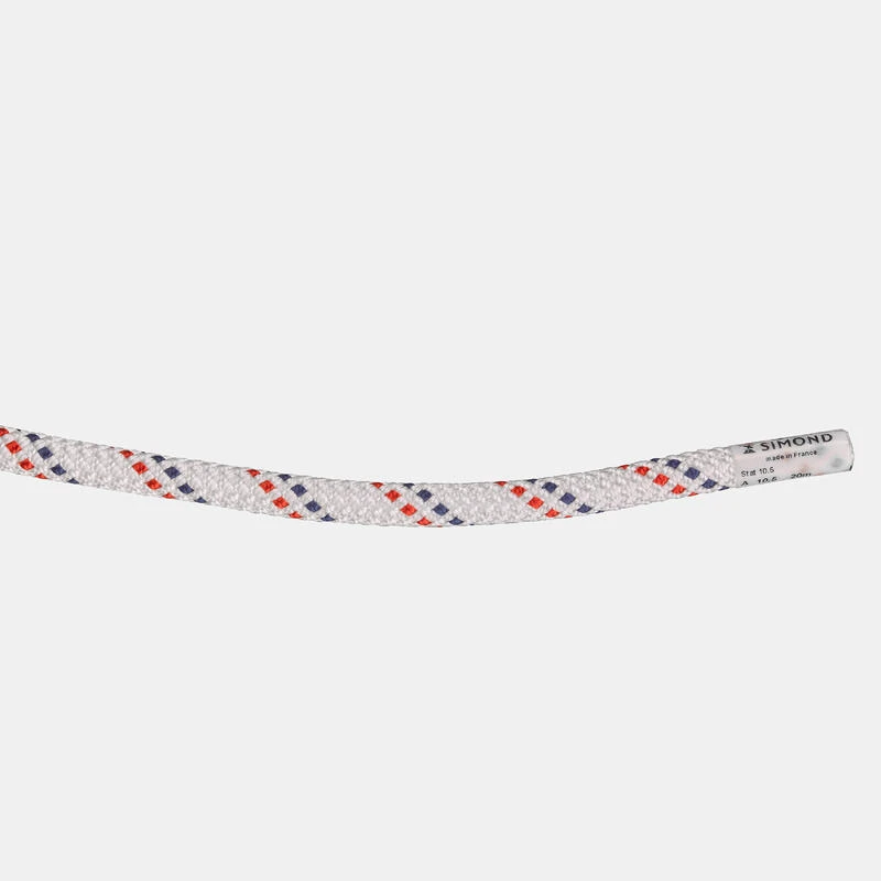 Simond CORDE SEMI-STATIQUE 10,5 MM X 20 M - STAT 10,5 BLANCHE 3 Simond CORDE SEMI-STATIQUE 10,5 MM X 20 M - STAT 10,5 BLANCHE – Image 3