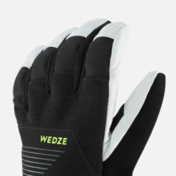 WEDZE GANTS DE SKI ENFANT CHAUDS ET IMPERMEABLES - 900 NOIRS -Équipement Sportif gants de ski enfant chauds et impermeables 900 noirs 3