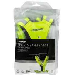AVENTO Gilet De Sport à Led - Rechargeable - Jaune Fluo - Gilet De Sécurité -Équipement Sportif gilet de sport a led rechargeable jaune fluo gilet de securite 5