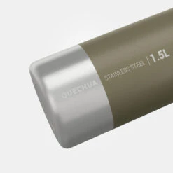 Quechua Gourde Inox 1,5L Avec Bouchon à Vis Pour La Randonnée - Kaki 12 Quechua Gourde Inox 1,5L Avec Bouchon à Vis Pour La Randonnée - Kaki -Équipement Sportif gourde inox 15l avec bouchon a vis pour la randonnee kaki 2