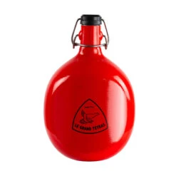 La Gourde Française Ovale 1 Litre - Rouge