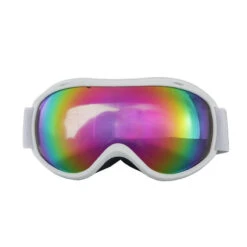 Masque De Ski / Masque De Snowboard Blanc - Verre Miroir Rose -Équipement Sportif masque de ski masque de snowboard blanc verre miroir rose 4