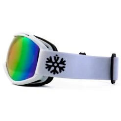 Masque De Ski / Masque De Snowboard Blanc - Verre Miroir Rose -Équipement Sportif masque de ski masque de snowboard blanc verre miroir rose 6