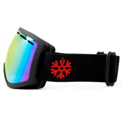 Masque De Ski / Masque De Snowboard Noir - Verre Miroir Rouge -Équipement Sportif masque de ski masque de snowboard noir verre miroir rouge 5
