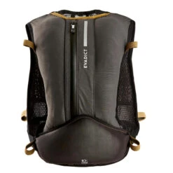 SAC DE TRAIL RUNNING MIXTE 10 L NOIR ET BRONZE - VENDU AVEC POCHE À EAU 1L -Équipement Sportif sac de trail running mixte 10 l noir et bronze vendu avec poche a eau 1l 2