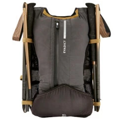SAC DE TRAIL RUNNING MIXTE 10 L NOIR ET BRONZE - VENDU AVEC POCHE À EAU 1L -Équipement Sportif sac de trail running mixte 10 l noir et bronze vendu avec poche a eau 1l 4