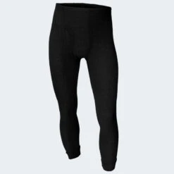 Set Sous-vêtements Thermiques | Hommes | Doublure Polaire | Noir -Équipement Sportif set sous vetements thermiques hommes doublure polaire noir 4